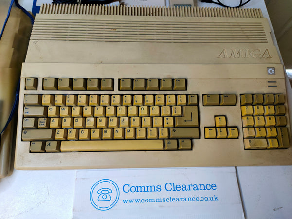 Pair of Commodore Amiga A500 Consoles with various accessories - Repair