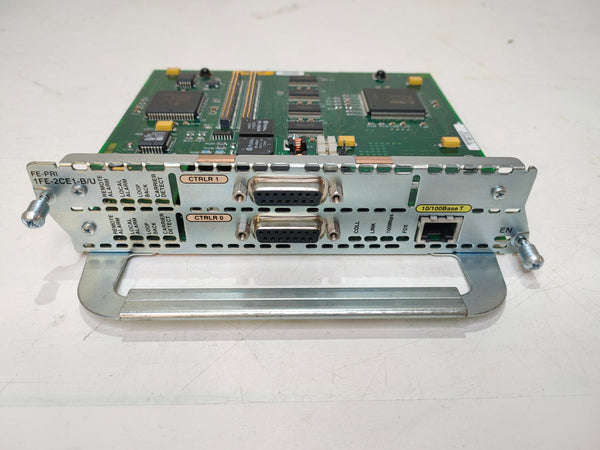 Cisco FE-PRI 1FE-2CEI-B/U E1/ISDN PRI Fast Ethernet Network Module