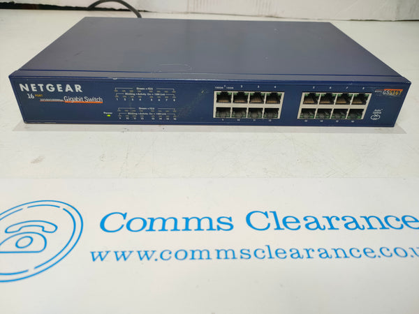 Netgear Prosafe GS516T 16 Port Gigabit Unmanaged Switch 