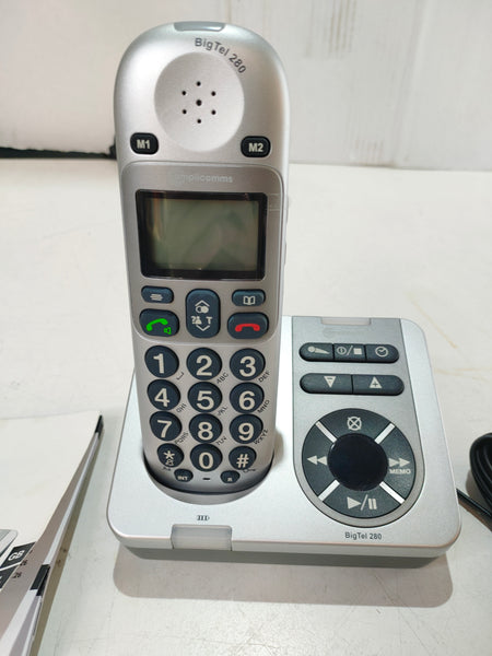 Amplicomms Big Tel 280 Amplified DECT Cordless Answer Machine