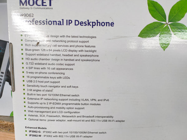 Mocet ATL IP3062 High Quality IP VoIP PoE Phone