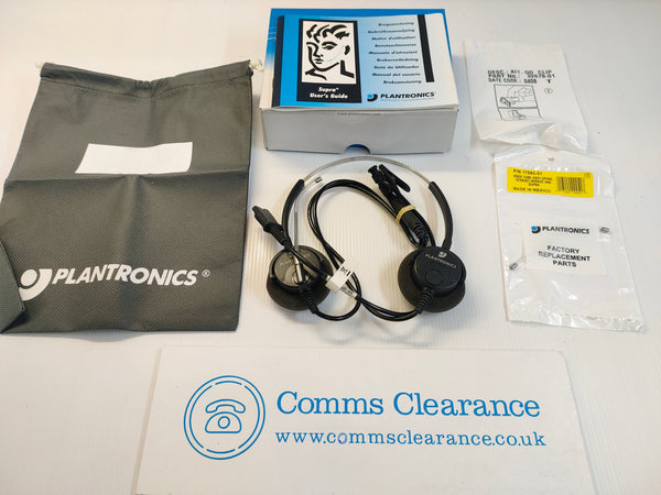 Plantronics H61/A Supra Binaural Headset Only 32185-04