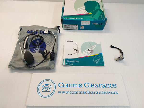 Addcom ADD-100 Quantum Pro Voice Tube Monaural Headset