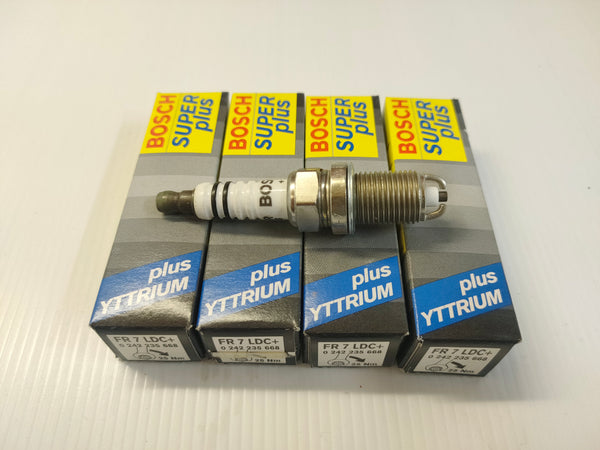 Bosch Super Plus FR7LDC+ Spark Plugs (Pack 4) Audi, VW, BMW etc