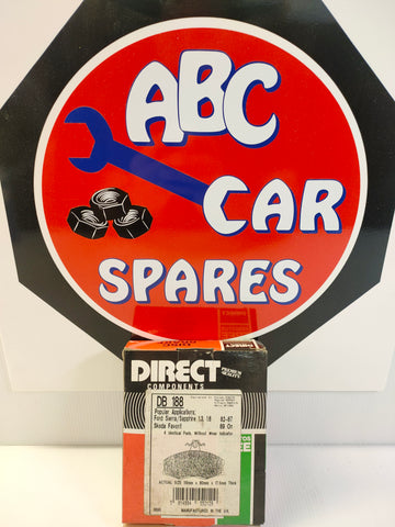 Direct Components DB188 Brake Pads Ford / Skoda (without wear indicator) (pk4)