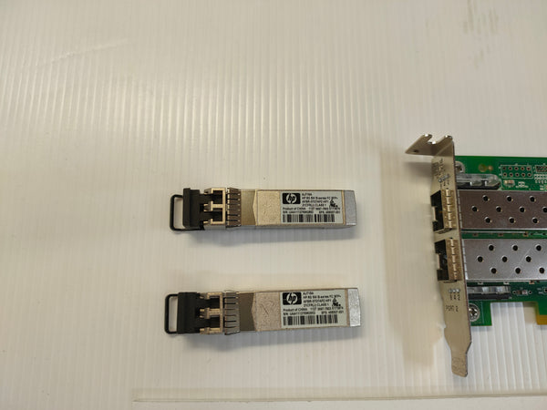 HP QLogic QLE2562 AJ764-63002 489191-001 PCIe Dual Port 4Gb/s Fibre Card