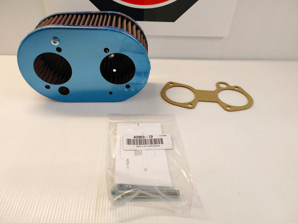 K&N 56-9104 High Flow Air Intake Kit (Weber 32/36 DGAV, 40 DCOE)