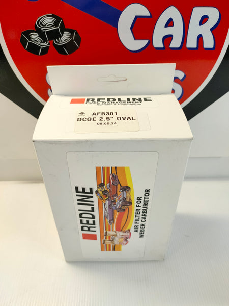 Redline AFB301 Chrome Air Filter (2.5" Weber DCOE)