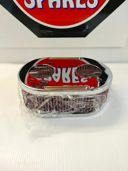 Redline AFB301 Chrome Air Filter (2.5" Weber DCOE)