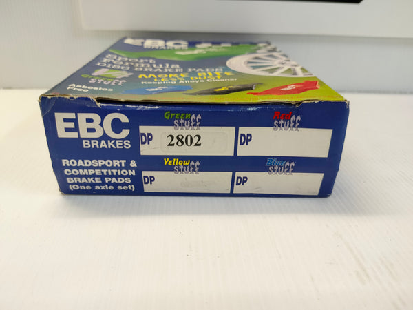 EBC Greenstuff DP2802 Brake Pads Mazda MX5 MK1 (pk4)