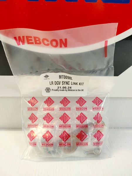 Webcon MT0098L Weber DGV / DGAV Carburettor Sync Link Kit