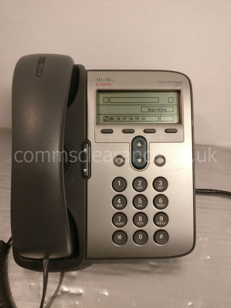 Cisco CP-7911G IP VoIP Ethernet Unified Phone (Charcoal)