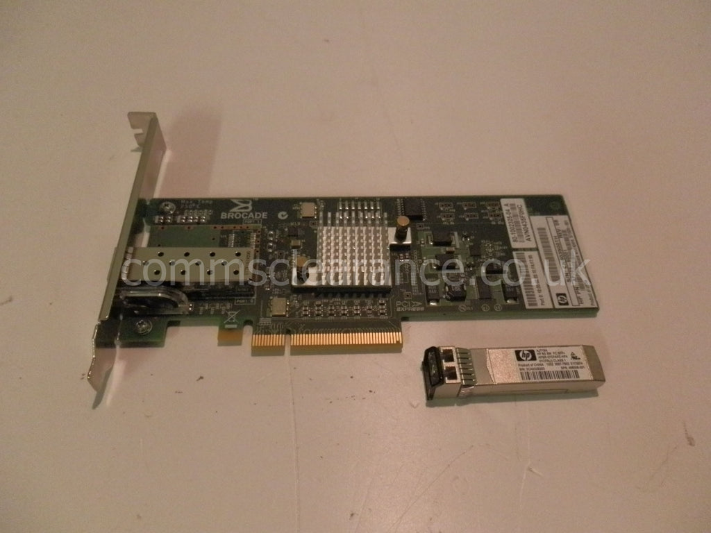 HP Brocade AP769-60001 571520-001 Single Port PCIe Fibre Card inc SFP Module