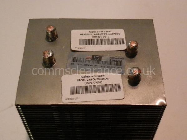 HP Proliant ML370 G5 Processor Heat Sink 409426-001