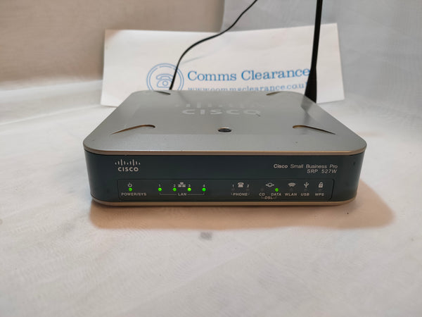 Cisco Small Business Pro SRP 527W 10/100 Wireless N Router & PSU