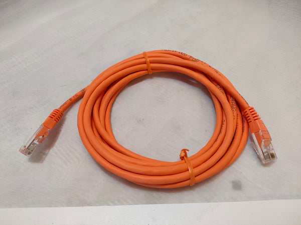 3m Cat5e Ethernet Patch Cable Unbooted Orange