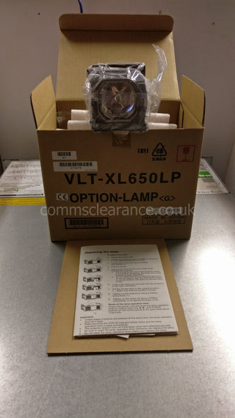 Mitsubishi VLT-XL650LP Projector Replacement Lamp (Sealed in box)