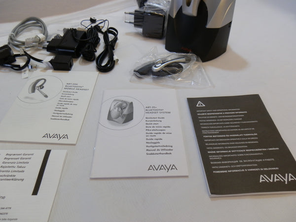 Plantronics Avaya ABT-35+ Wireless Bluetooth Headset System 72836-02 Euro