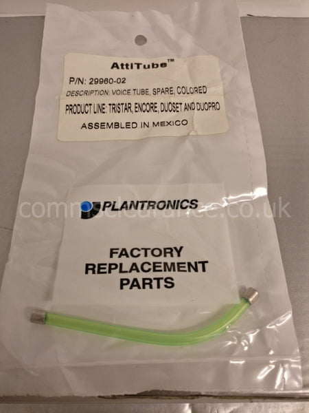 Plantronics Attitube Spare Green Voice Tube (Tristar/Encore/Duoset/Duopro etc)