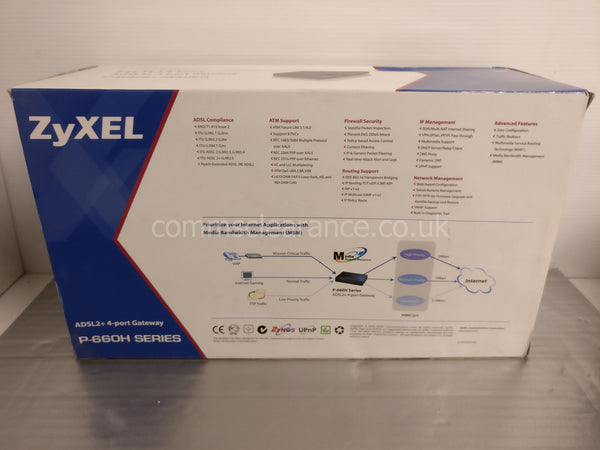 ZyXEL P-660H-D1 ADSL2+ Gateway Boxed